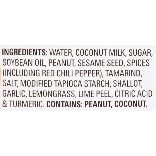 peanut, coconut milk, and warm spice flavor base inspired by southern thailand