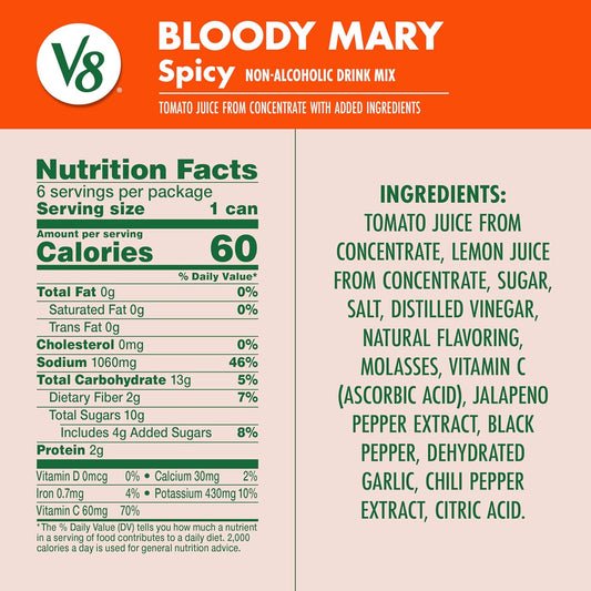 tomato vegetable juice foundation with a balanced spice blend